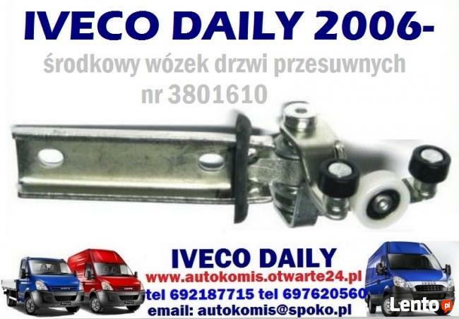 ŚRODKOWY wózek rolki zawias drzwi przesuwnych IVECO DAILY 06