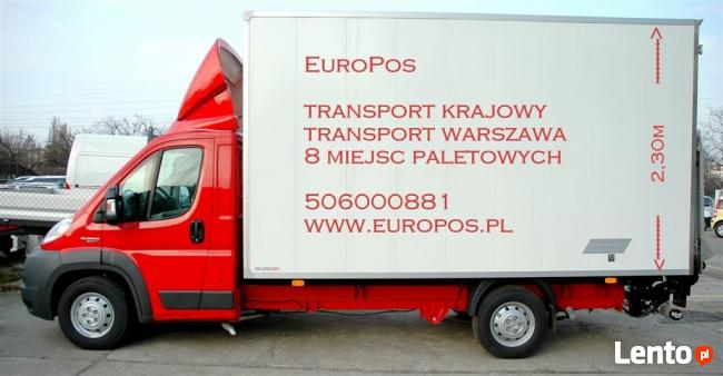 Transport krajowy auto z windą Katowice Bielsko Warszawa