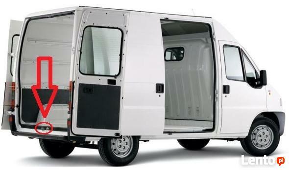 dolny rygiel zaczep drzwi tylnych tył FIAT DUCATO 1994-2006
