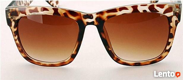 Damskie okulary przeciwsłoneczne - Leopard
