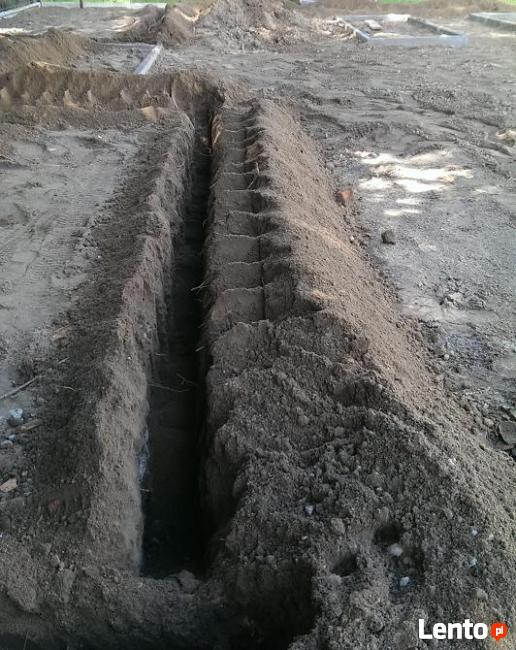 koparka łańcuchowa, nawadnianie, usługi wynajem