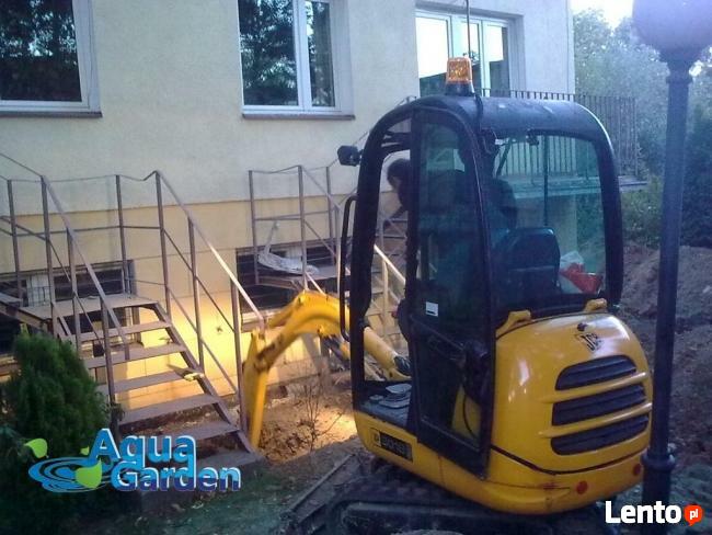 Odprowadzenie wody deszczowej z działki, drenaże odwodnienia