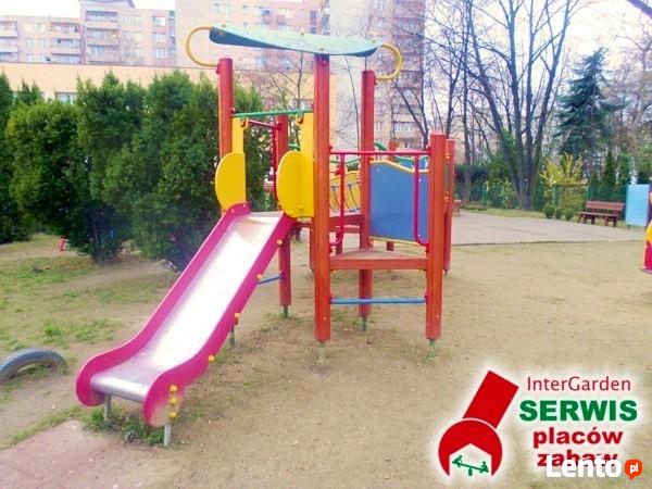 Wymiana piasku i naprawa urządzeń na placach zabaw