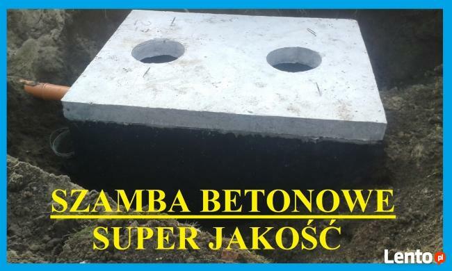 Szamba betonowe szczelne z atestem – producent.