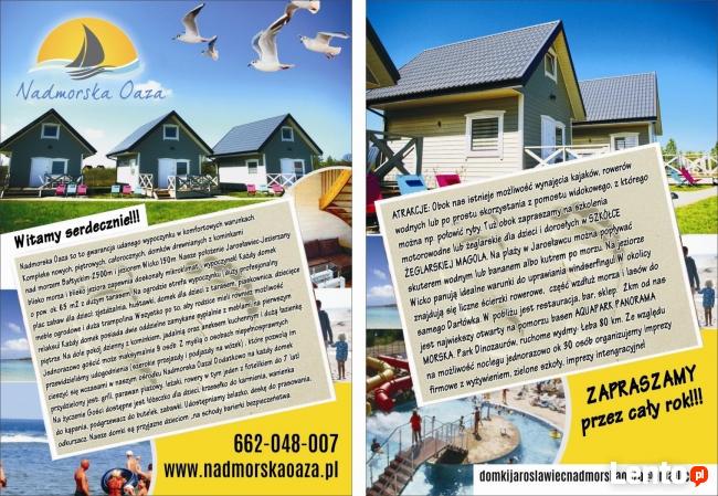 Domki nad morzem i jeziorem parking wakacje Weekend