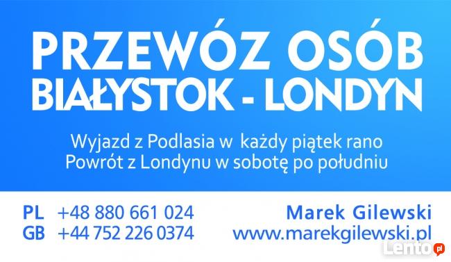 Transport Białystok-Londyn laweta
