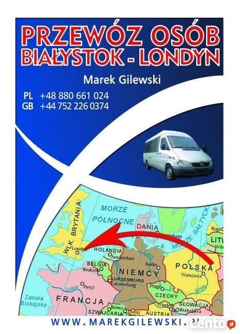 Transport Białystok-Londyn laweta