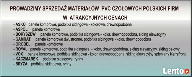 SIDING sprzedaż - montaż