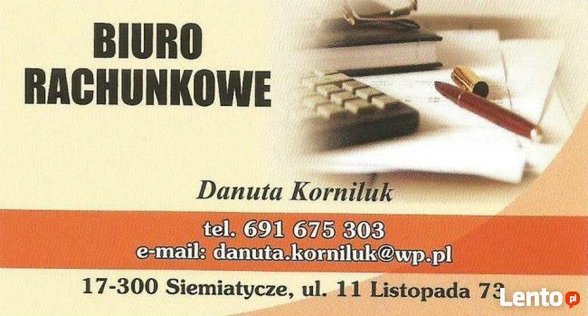 Usługi Księgowe, IKIW Biuro Rachunkowe Danuta Korniluk
