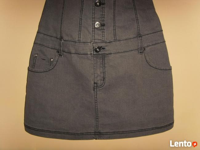 SUKIENKA JEANSOWA BEZ RAMIĄCZEK „OKEY” =WROCŁAW=