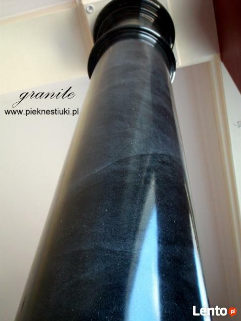 Kolumna w salonie w ultra stiuku marmurowym!