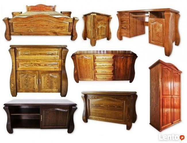 Piękna Drewniana Toaletka-PRODUCENT 669-125-410