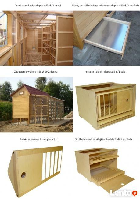 Gołębniki oraz akcesoria do hodowli