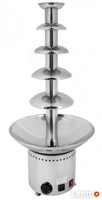 Fontanna czekoladowa na wesele wieża 4 kaskady