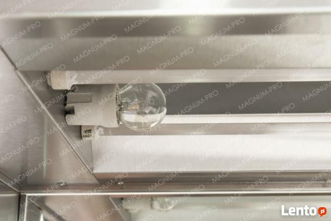 Witryna grzewcza ekspozycyjna do frytek INOX