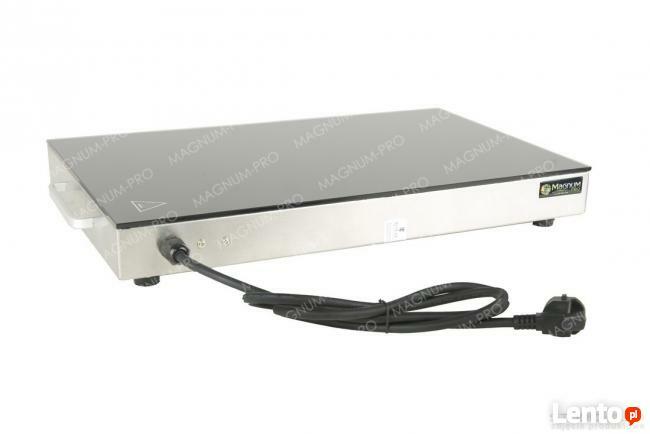 Szklana płyta grzewcza do pojemników GN i naczyń