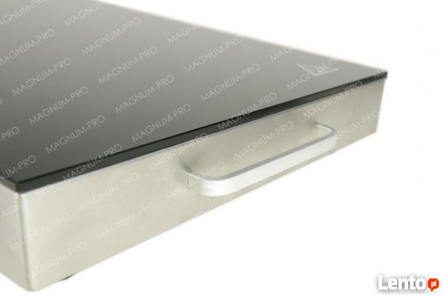 Szklana płyta grzewcza do pojemników GN i naczyń