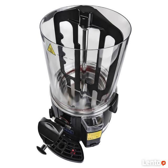 Podgrzewacz do czekolady dyspenser czarny 10L FV