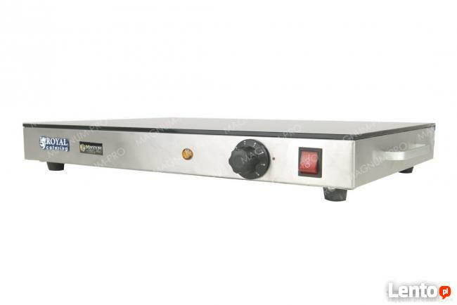 Szklana płyta grzewcza do pojemników GN i naczyń