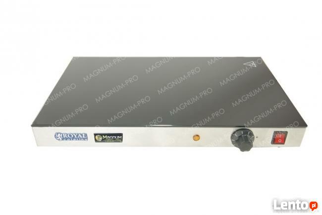 Szklana płyta grzewcza do pojemników GN i naczyń