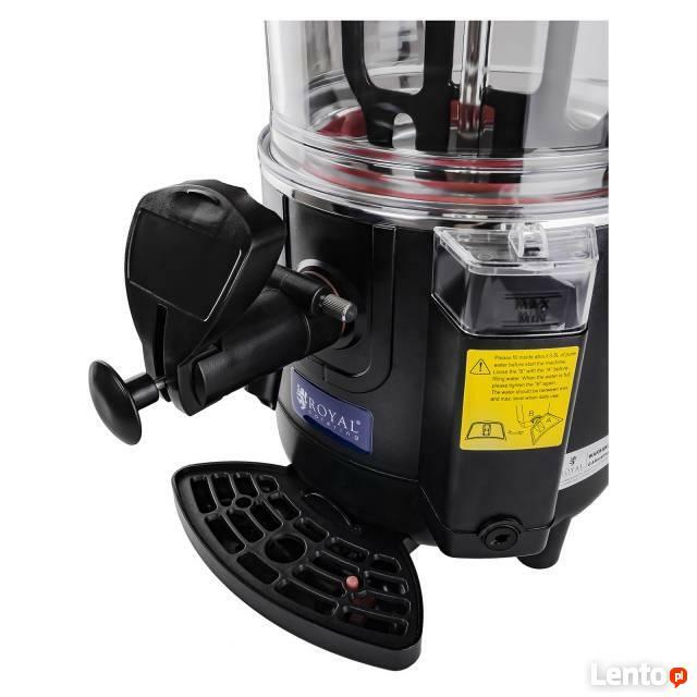 Podgrzewacz do czekolady dyspenser czarny 10L FV