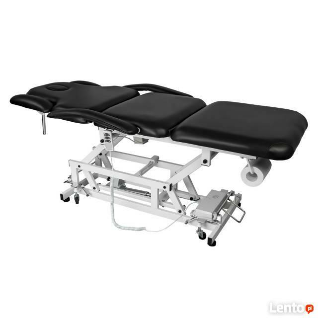 Łóżko do masażu wytrzymałe czarne FV