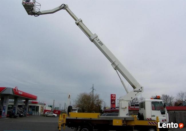 Usługi - podnośnik koszowy Kutno 24m, mycie elewacji itp.