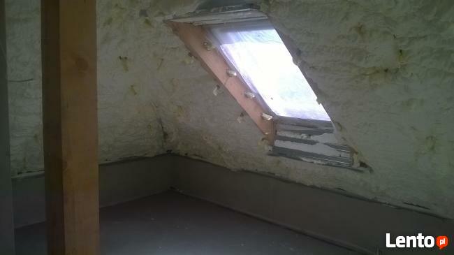 Ocieplenia poddaszy pianą poliuretanową (PUR)