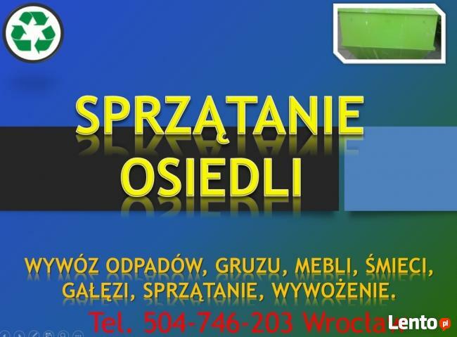 Sprzątanie podwórek, tel 504-746-203. Firma sprzątająca