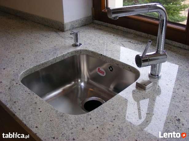 Granitowe blaty kuchenne , schody wewnętrzne ,parapety.