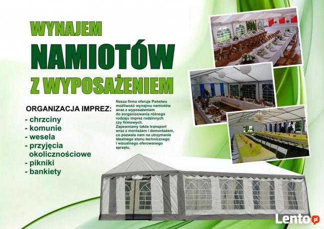 Wypożyczalnia, wynajem namiotów imprezowych
