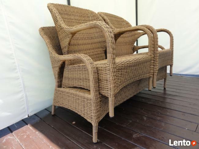 Meble ogrodowe z technorattanu FREZJA