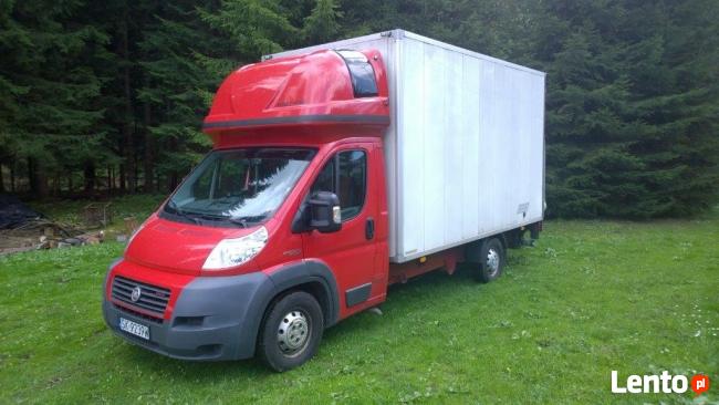 Transport krajowy auto z windą Katowice Bielsko Warszawa