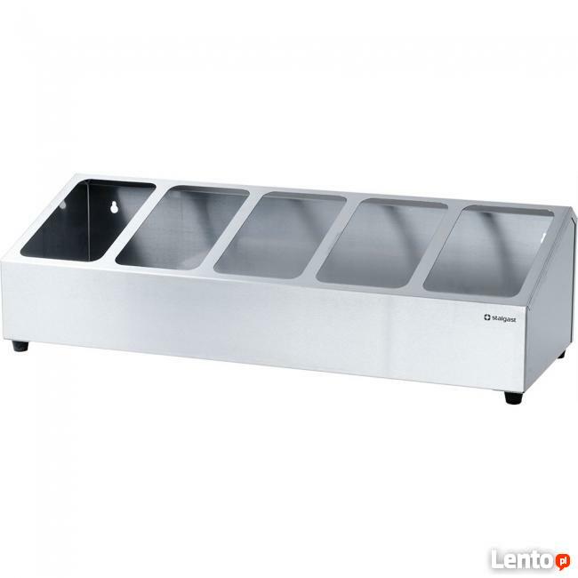 Ekspozytor na pojemniki GN 5 x GN1/4 do kawiarni restauracji