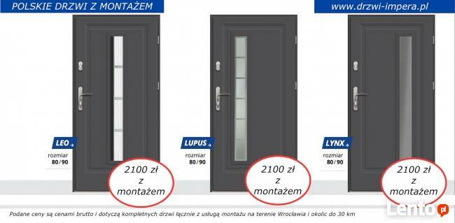 Tanie drzwi z montażem Wrocław, Opole i okolice
