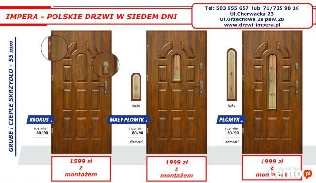 Tanie drzwi z montażem Wrocław, Opole i okolice