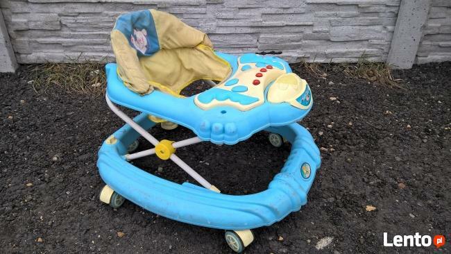 Samochodzik raczek dla dziecka niebieski