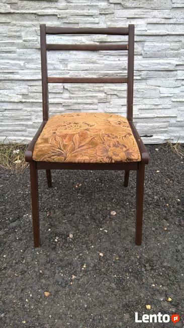 Krzesło z oparciem drewniane - 2 sztuki