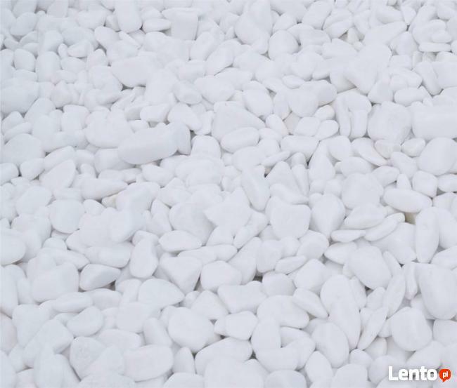 Kamień Otoczak Thassos Do Ogrodu worek 25 kg