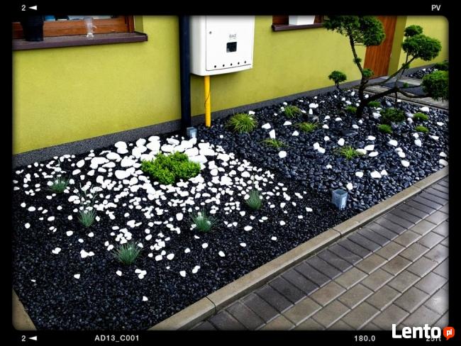 Kamień Otoczak Nero Ebano Do Ogrodu worek 25 kg