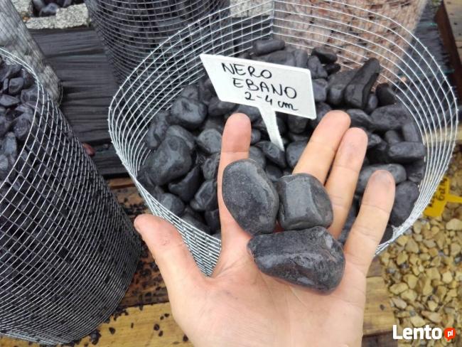 Kamień Otoczak Nero Ebano Do Ogrodu worek 25 kg