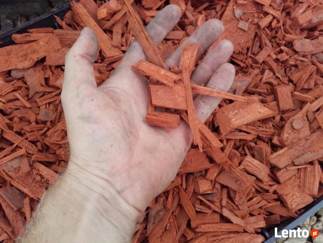 Zrębki kolorowe do ogrodu worek 50 litrów