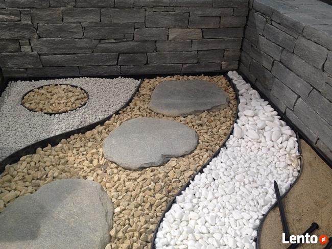 Kamień Otoczak Thassos Do Ogrodu worek 25 kg