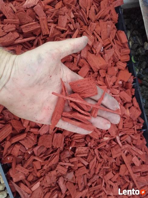 Zrębki kolorowe do ogrodu worek 50 litrów