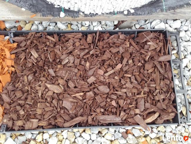 Zrębki kolorowe do ogrodu worek 50 litrów