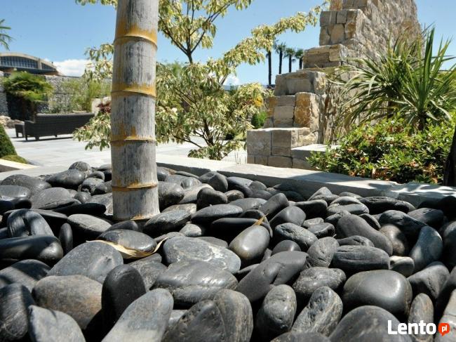 Kamień Otoczak Nero Ebano Do Ogrodu worek 25 kg