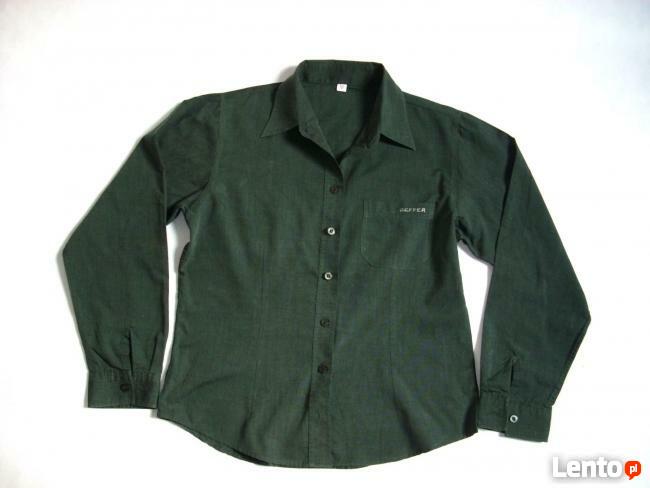 Koszula grafitowa zieleń 38 M