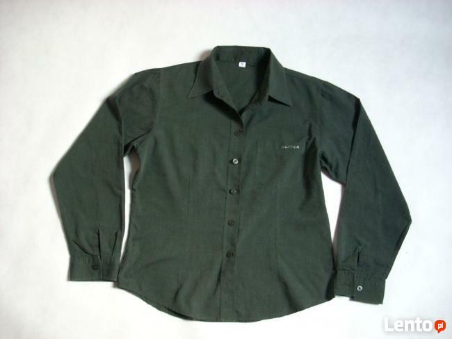 Koszula grafitowa zieleń 38 M