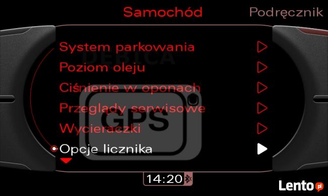 Audi MMI 3G Polskie Menu Lektor A4 A5 A6 A7 Q5 Q7 Mapa 2024