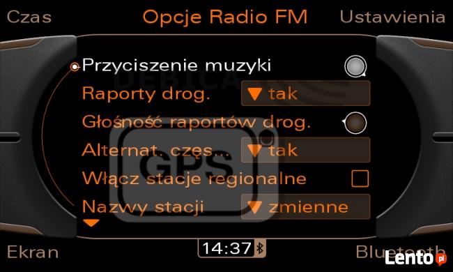 Audi MMI 3G Polskie Menu Lektor A4 A5 A6 A7 Q5 Q7 Mapa 2024